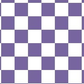 Checkered Purple and White, Check Pattern Checkered Pattern, Retro Squares