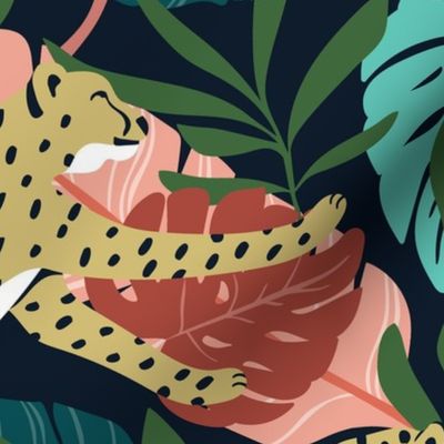 Spotted Jungle - Midnight Tropics Jumbo Scale
