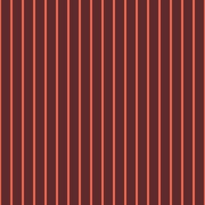 Vintage inspired stripes maroon