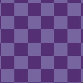 Checkered Purple and Dark Purple, Check Pattern Checkered Pattern, Retro Squares