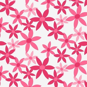 star flowers pink extra large scale