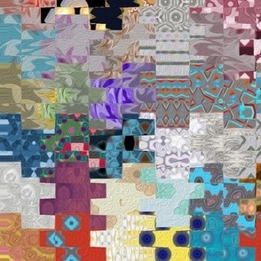 bohemian mosaic patchwork  