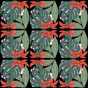 jungle jive-matches eight petal signature solids
