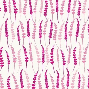 Fern Print  for Farmhouse or Cottage Decor in Pink, 75 