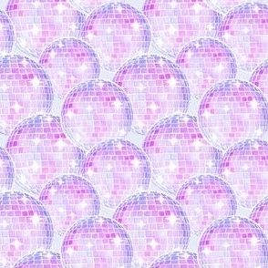 Sparkling Disco Balls - 3" small - violet