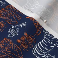 Navy and Orange Team Color Tigers 5 small