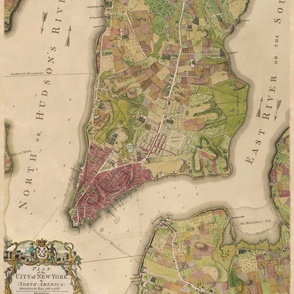 Map of New York, 1776
