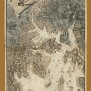 Map of Boston, 1776
