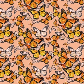 small - Monarch Migration 3-peach-2022