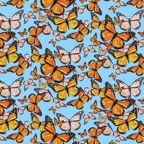 small-Monarch Migration-sky blue