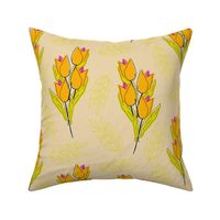 Tulips in Marigold Large