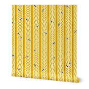 Feather Stripes Yellow