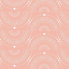 Rise And Shine - Boho Geometric Pink Regular Scale (Flora Australis Pink)