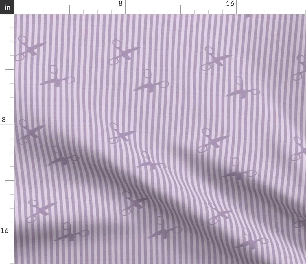 seersucker cut-up - monochrome violet 