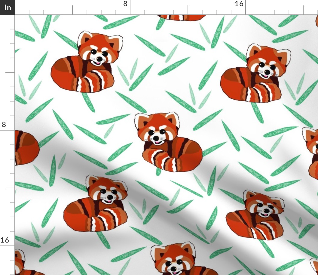 Joyful Red Panda Jungle (extra large)