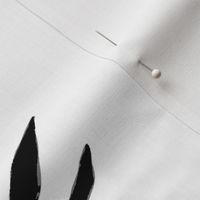 Arrowheads Black on White - XL