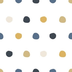 Safari Spots (White) (10.5" Fabric / 12" Wallpaper)