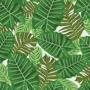 Tropical Leaves - Green