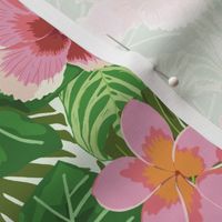 Tropical Blooms - Pinks