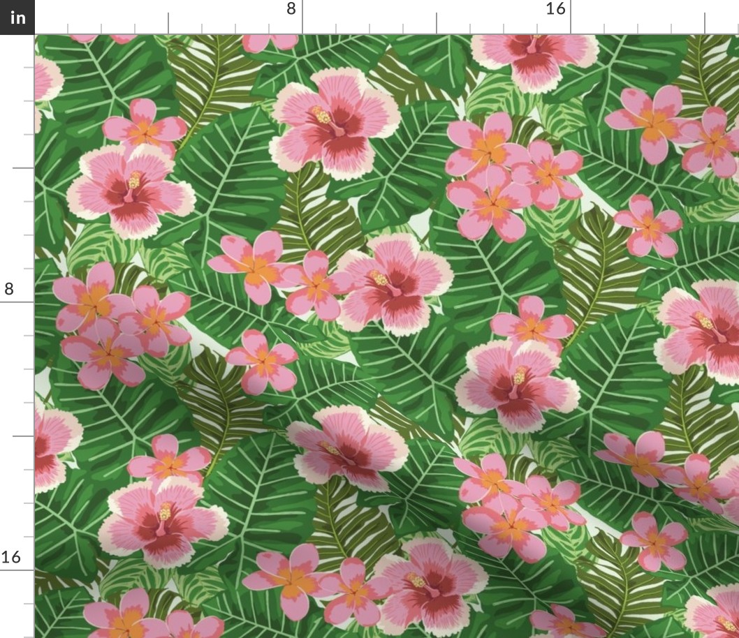Tropical Blooms - Pinks