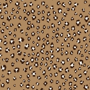Leopard Flowers brown