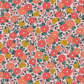 Pink Vintage Floral - S