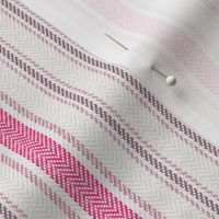 Ticking Two Stripe in Pink