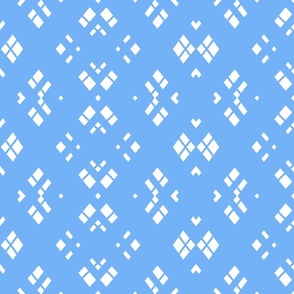 Blue  (Abstract) (24" Fabric / 12" Wallpaper)