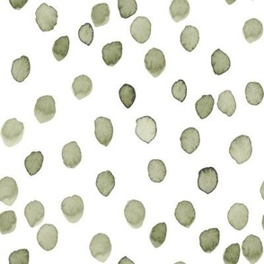 Sage Watercolor Dots