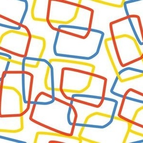 rectangle primary colors / white background