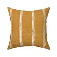 Linen Tassel Stripe in Desert Sun Gold