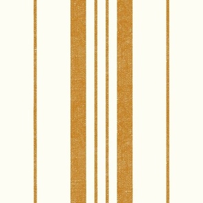 Linen Ticking Stripe in Desert Sun gold