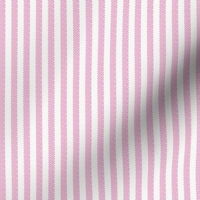 Narrow Pink Ticking Stripe