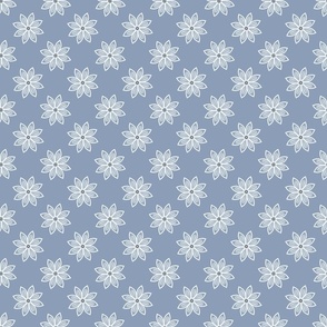 Winter Star // Silvery Blue