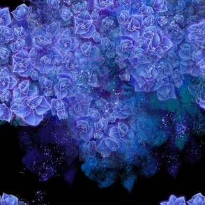 HydrangeaFloweBushAbstract_Blue