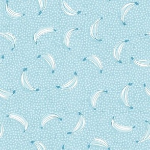 dotty sketchy banana - atoll blue