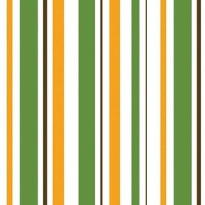 Stripe, orange, green, white, brown, autumn