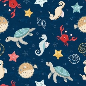 Ocean life pattern