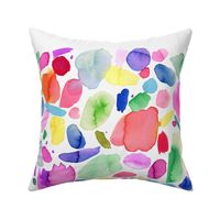 Watercolour Abstract Color Joy Multicolored Wall art Fabric