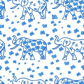 The Joy of Elephants, Bluebell and Cobalt Blues