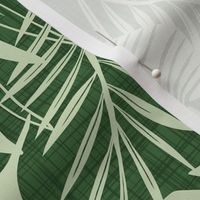 Cabana Tropics - Summer Tropical Leaves Green Large Scale