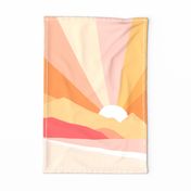 Summer Scenery - Coastal Retro Rainbow