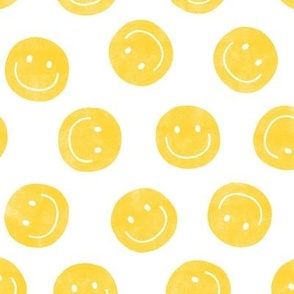 smiley faces - happy - yellow - LAD22