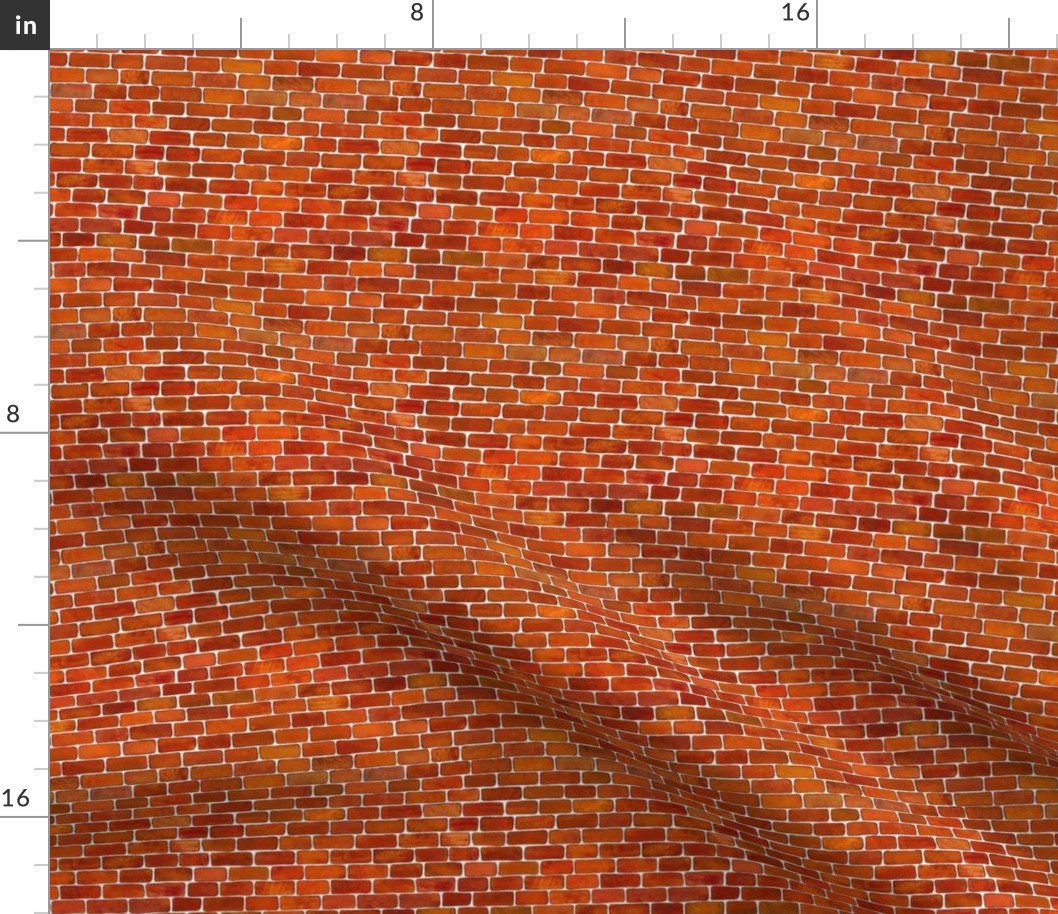 Bricks - white background - small scale