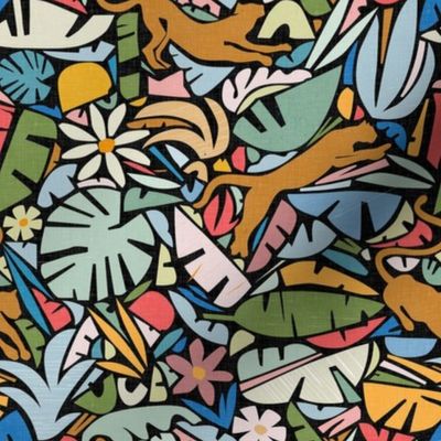 Joyful Jungle - Maximalist Modern Shapes / Medium