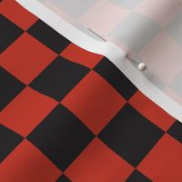 Checkered Red and Black, Check Pattern Checkered Pattern, Retro Squares
