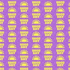 (small scale) Good Day Sunshine - purple - LAD22