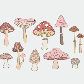 Mushrooms - landscape