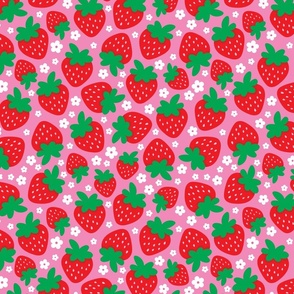 strawberry flower mix on bubblegum large