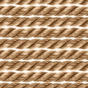 Natural rope stripes